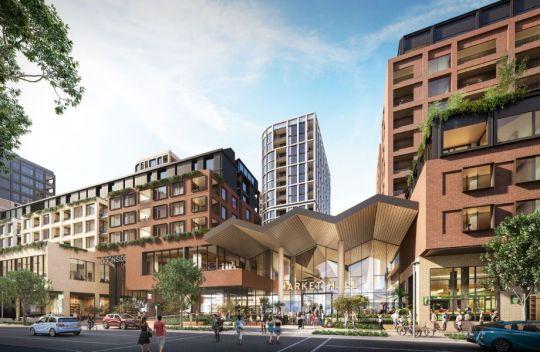 The design for Salta Properties and Vicinity Centres' joint redevelopment of the Victoria Gardens shopping centre in Richmond, Melbourne.