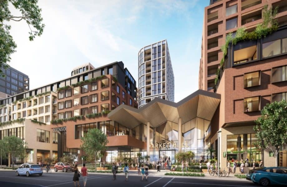 Vicinity and Salta's render of what the redeveloped Victoria Gardens Shopping Centre will look like.