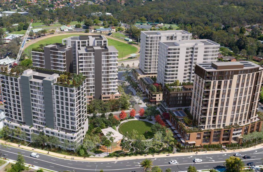 Deicorp unveils the next precinct on the eastern side of its Hills Showground station-side development.