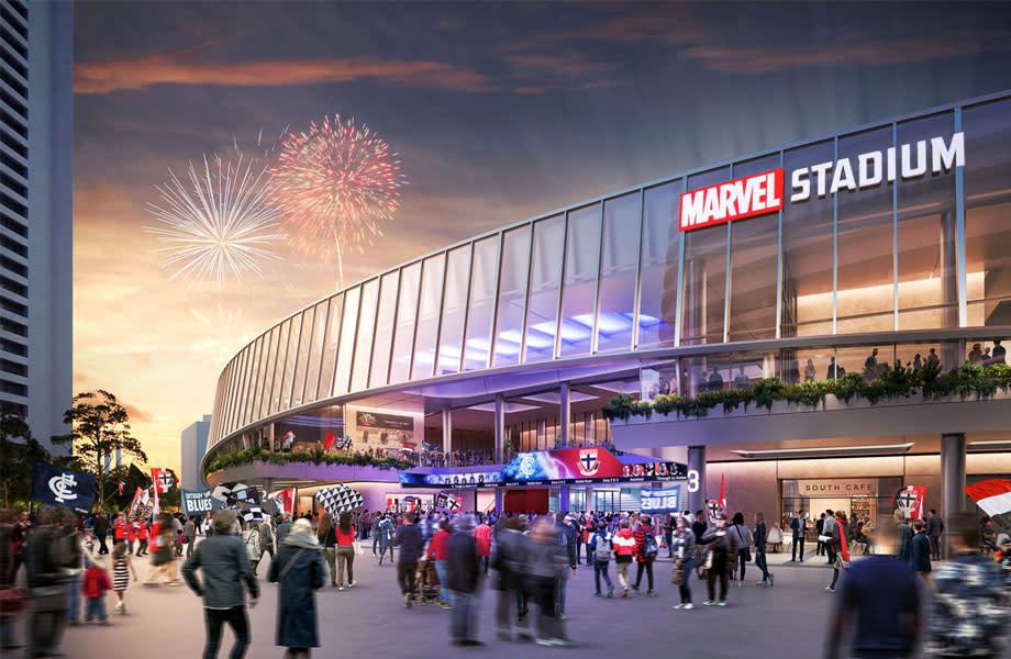 Marvel Stadium additions to start a $225 million redevelopment
