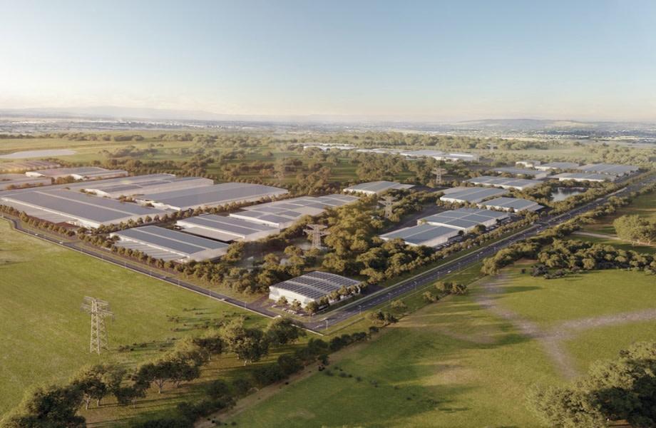 A render of SRL’s O’Herns Logistics Park in Epping, north of the Melbourne CBD.