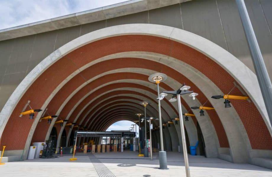 Arden Station, the first of five stations for the Melbourne Metro Tunnel project is complete.
