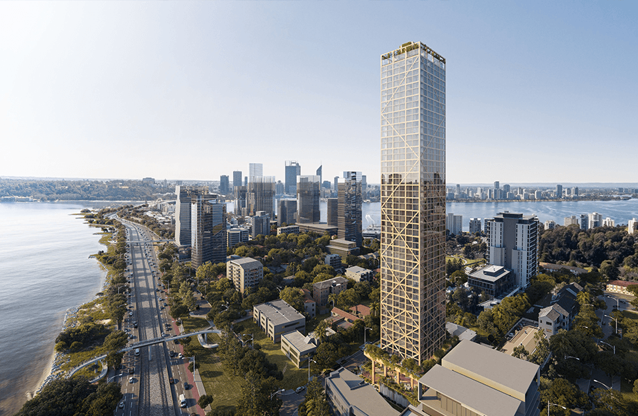 World's Tallest Timber Tower Planned for Perth 