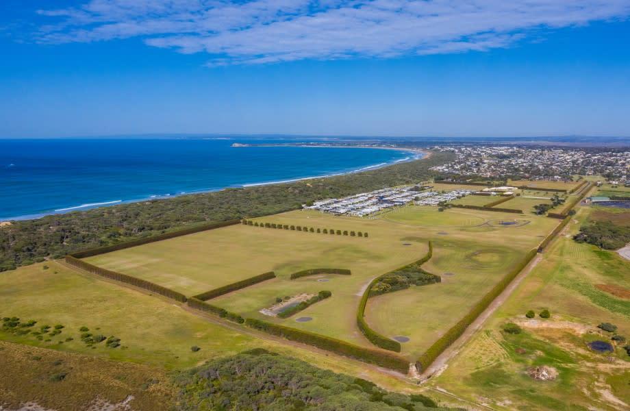 The Collendina Caravan Park on Victoria's Surf Coast near Geelong. 