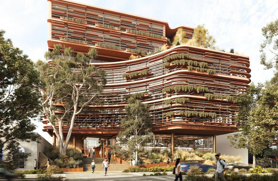 Alexandria Health Centre by Warren and Mahoney; a new mental health facility being developed in Alexandria, Sydney, with a focus on holistic wellbeing, open communication and the de-stigmatization of mental illness.