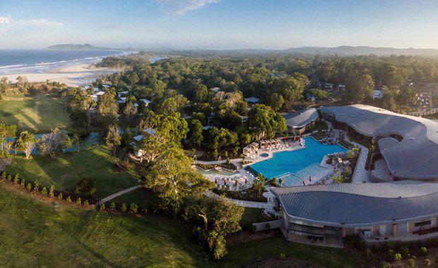 Aerial-view-of-Elements-of-Byron-resort-Byron-Bay