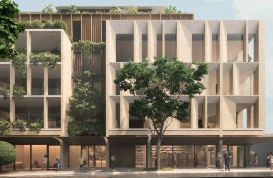 The Kerry Hill Architects-designed plans for Orchard Piper's latest mixed-use project in Toorak.