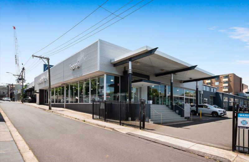 The Mercedes Benz dealership currently occupying the Toorak site.
