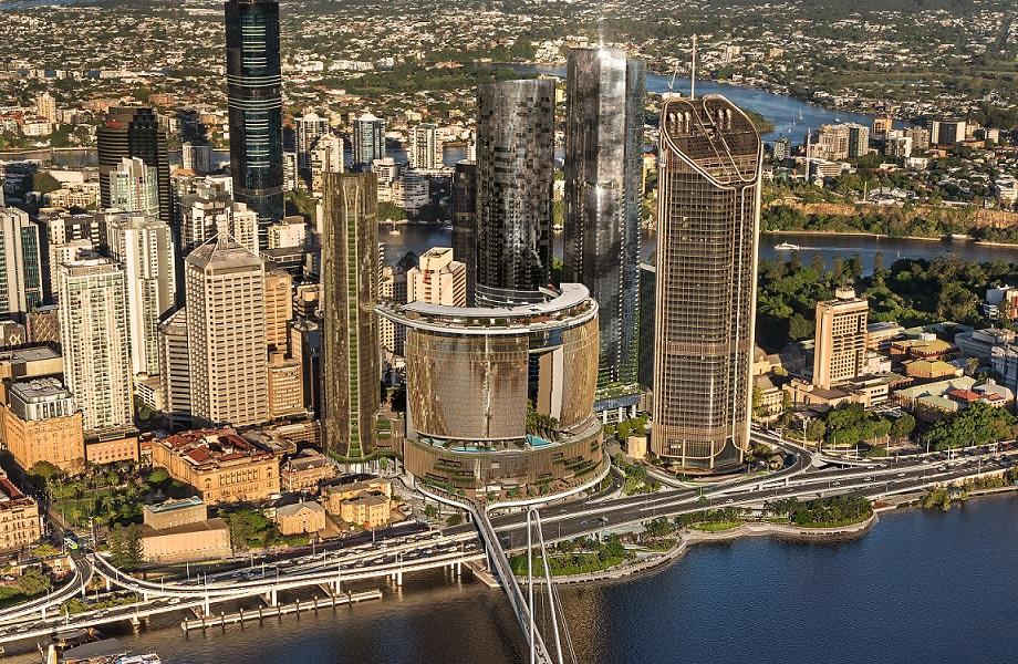 Destination Brisbane Consortium has unveiled the tallest tower in its $3.6 billion Queen’s Wharf Brisbane development.