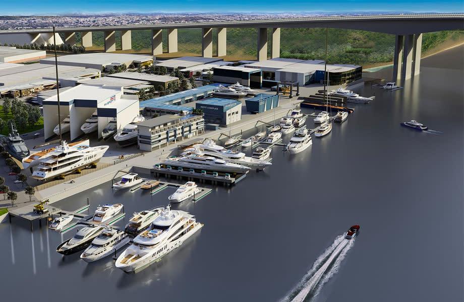 The expansion of the 8.4ha maritime precinct at Murarrie, which was originally submitted to the council in late 2020, has been forecast to dramatically increase superyacht visits to Australia.
