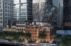 Cox Architecture's plans for the Salter Brothers proposed mixed-use skyscraper in the heart of Melbourne's CBD.