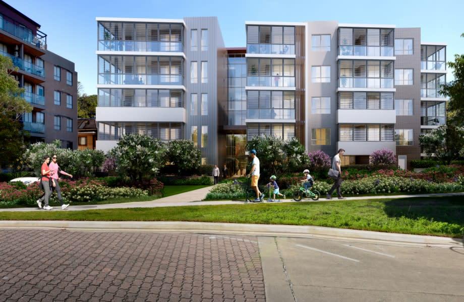 Skyton Developments' proposed plans for the Homebush West apartment project.