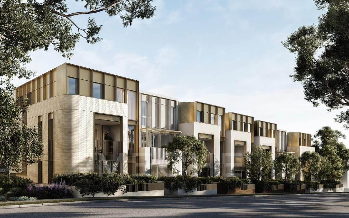 Cox Architecture designed the plans for the Wembley Hill estate at Box Hill South by the Golden Age Group.