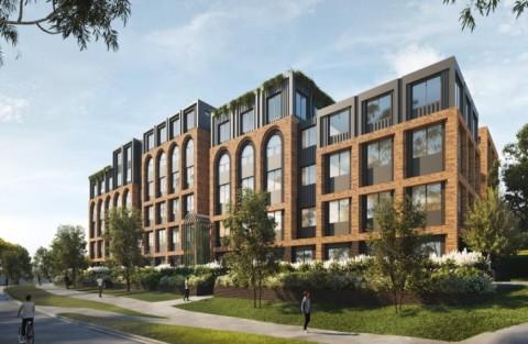 Building C, part of the first stage of The Borough, a build-to-rent project in Canberra's Denman Prospect by Canberra Airport's property arm, Capital Estate Developments.